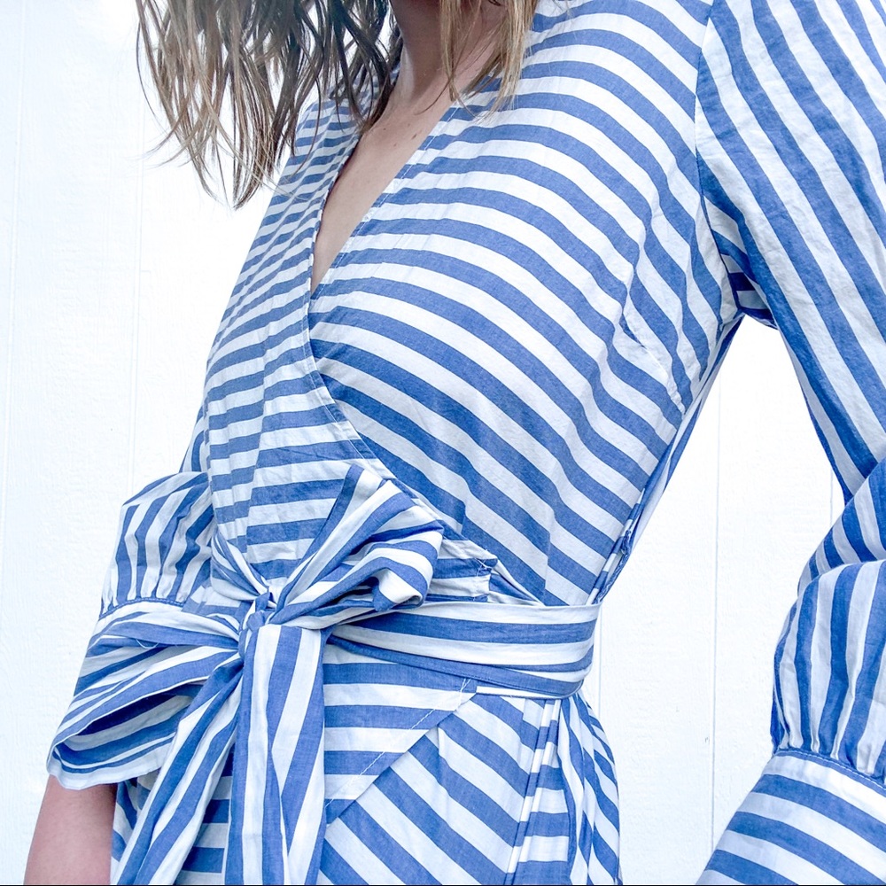 Madewell wrap tie blouse NWT